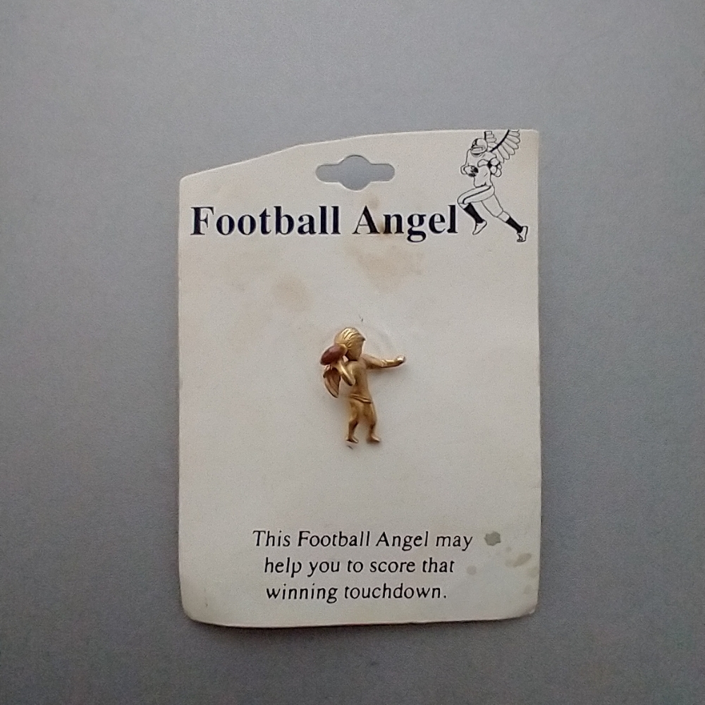 Football Angel pin